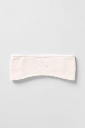 Alo | Polar Fleece Ear Warmer in Ivory