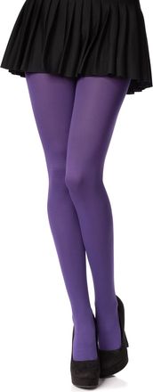 Romartex Opaque 100 Denier Tights, 23 Colours, Sizes S-XL, L, purple