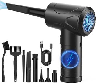 OEM Soplador De Aire Comprimido Para Pc, 3 Velocidades, 51000 Rpm, Limpieza De Pc, Soplador De Aire El&eacute;ctrico Recargable Por Usb, Soplador De Aire El&eacute;ctri
