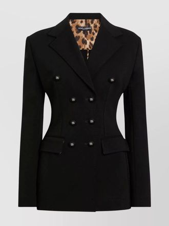 Dolce & Gabbana double-breasted fitted suit jacket