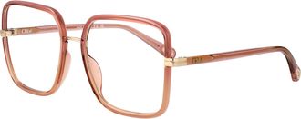Chlo&eacute; CH0338O Square Acetate Eyeglasses - red-pink