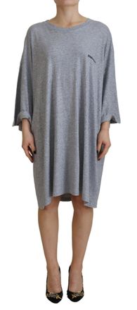 Dsquared2 Dsquared&sup2; Crystal Embellished Cotton Long Sleeves Womens Dress (Pre-Owned)