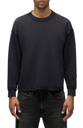 Hudson Heavyweight Cotton Long Sleeve T-Shirt in Forest Black at Nordstrom Rack, Size Xx-Large