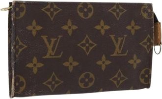 Louis Vuitton Pre-owned Clutches, female, Brown, Size: ONE SIZE Pre-owned Accessory Pouch