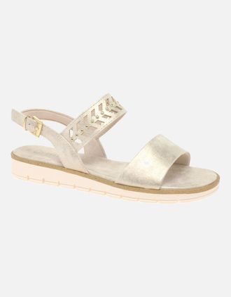 Marco Tozzi Marco Tozzi Womens Myrtle II Womens Sandals - Gold - Size: 8