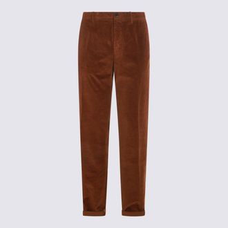 Pantaloni Torino Camel Cotton Pants
