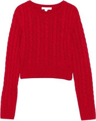 Sporty & Rich Ws10185302Re Trui - Dames - Truien - Rood - Maat: XS