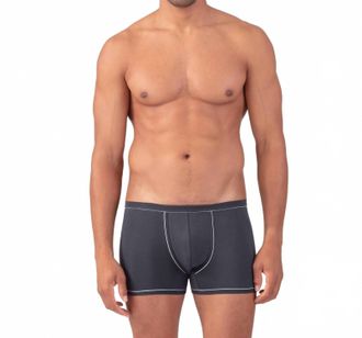 Ron Dorff Boxer Briefs With Piping In Lava Grey