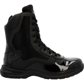 Rocky 8 Black Side Zip Public Service Boot at Nordstrom, Size 10.5
