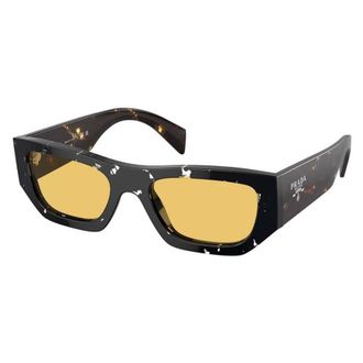 Prada Yellow Rectangular Unisex Sunglasses PR A01S 15O10C 53
