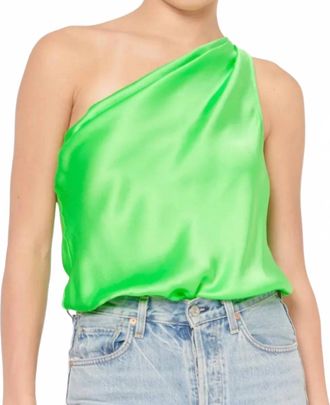 Cami NYC Darby One Shoulder Bodysuit In Glow