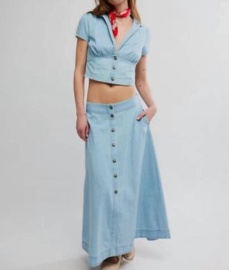Free People Easy Does It Set In Light Blue
