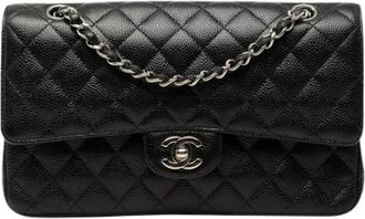 Chanel Pre-owned Shoulder Bag - Dames - Vintage Schoudertas - Zwart - ONE Size - Leer - Vintage