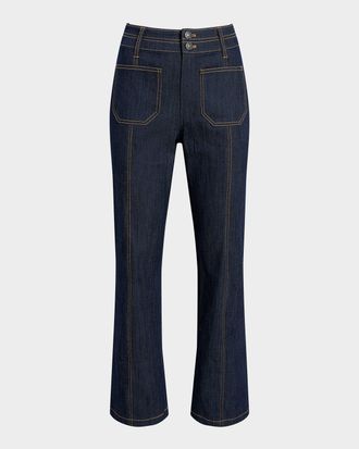 Cinq &agrave; Sept Dorothea Denim Patch Pocket Pants