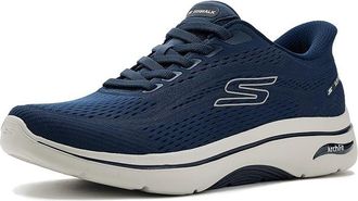 Skechers Go Walk Arch-Fit 2.0 Percy Hands Free Slip-In Mens Walking Shoes Navy/Gray : 10.5 D - Medium, Synthetic