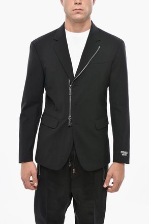 Dsquared2 Giacca a 3 Bottoni in Lana Vergine Dsquared2
