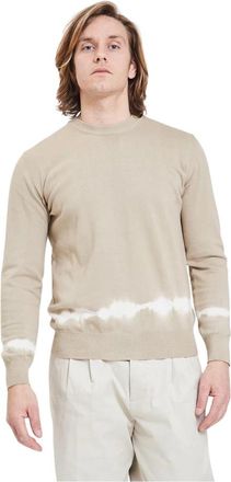 Altea Heren Ronde Hals Trui - Heren - Ronde hals truien - Beige - M - Truien & Vesten