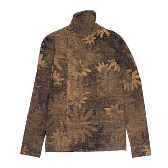 Maison Margiela PRINTED LONG SLEEVE TURTLE NECK