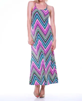 White Mark Adalina Maxi Dress In Pink