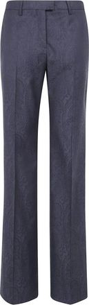 Etro Wide Broeken - Dames - Wijde Broeken - Zwart - XS - Broeken