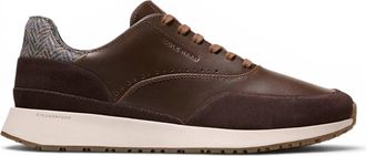 Cole Haan Mens GrandPro Luxe Mile Trainer Brown Leather Sneakers - C44519