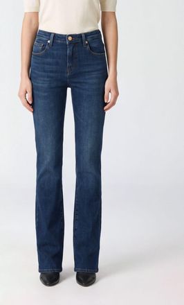 7 For All Mankind Slim Mid-Rise Slim Fit Jeans in Stretch Denim