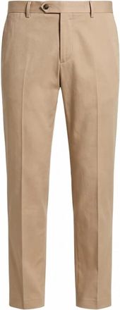 PESERICO Chino Broek - Heren - Nette broeken - Bruin - L - Katoen - Broeken