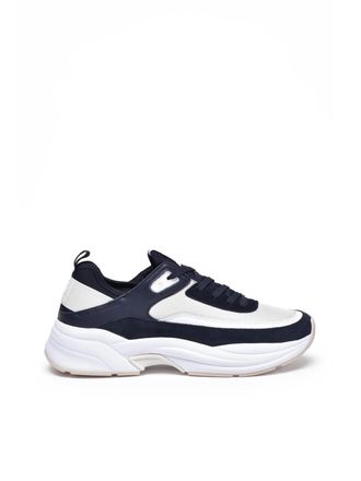 Tommy Hilfiger Blue Beige Sporty Runner Sneakers