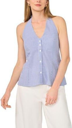 Parker Stripe Halter Top in Blue/White at Nordstrom Rack, Size 12
