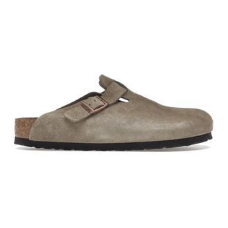 Birkenstock Mules, male, Beige, Size: 13 US Boston Soft Footbed