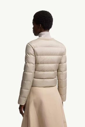 Moncler Quilted Down Down Jacket - Beige