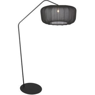 Anne Lighting Anne Lighting - L&aacute;mpara De Pie - Zigzag - Negro - Metal Textil