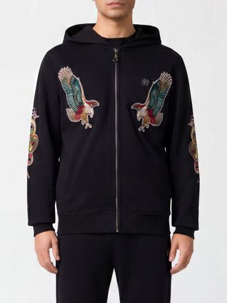 Philipp Plein Felpa con zip Tattoo Patches