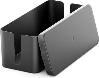 OEM Caja De Almacenamiento Moderna Para Router Y Cables, Armario De Almacenamiento Minimalista En Negro Y Gris, Para Equipos De Red