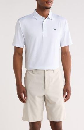 Callaway Foulard Geometric Golf Polo in Bright White at Nordstrom Rack, Size Xx-Large