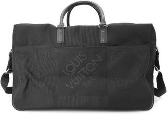 Louis Vuitton Pre-owned Weekend Bags, female, Black, Size: ONE SIZE Pre-owned Damier Geant Boston Bag