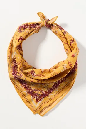 Elizabeth Gillett 100% Cotton Embroidered Bandana