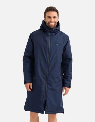 Jobe Womens Jobe Unisex Reva Coat Changing Robe - Navy - Size: XL/2XL