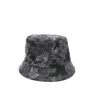 Gucci Camouflage-pattern GG-motif Bucket Hat