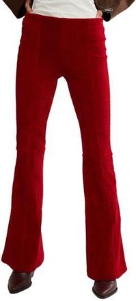 Free People Penny Flare Velvet Pants in Salsa at Nordstrom Rack, Size X-Small