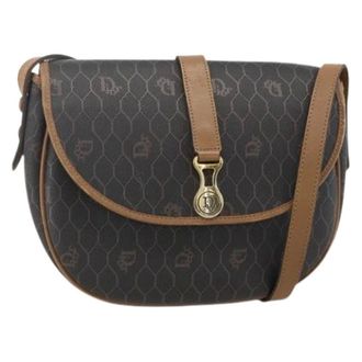 Dior Pre-owned Cross Body Bags, female, Brown, Size: ONE SIZE Pre-owned Vintage Plastic Shoulder Bag