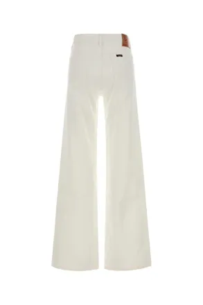 Lois Lindsay Palazzo Jeans - White