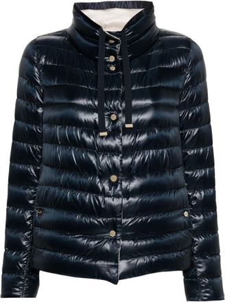 Herno Reversible down jacket - women - Polyamide/Polyester/Goose Down - 38 - Blue