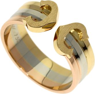 Cartier Yellow Gold (18K) Pink Gold (18K) White Gold (18K) Band Ring (Pre-Owned)
