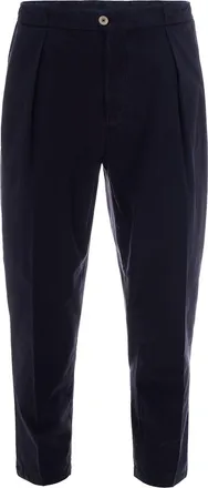 BRIGLIA 1949 Navy Blue Portobello D Chino Pants