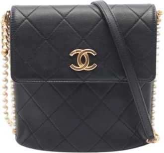 Chanel Pre-owned Matelasse As 2503 Handtas - Dames - Vintage Schoudertas - Zwart - ONE Size - Leer - Vintage