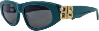 Balenciaga Zonnebrillen - Dames - Zonnebrillen - Groen - ONE Size - Accessoires