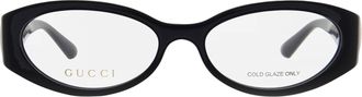 Gucci Demo Oval Ladies Sunglasses GG1693O 001 52
