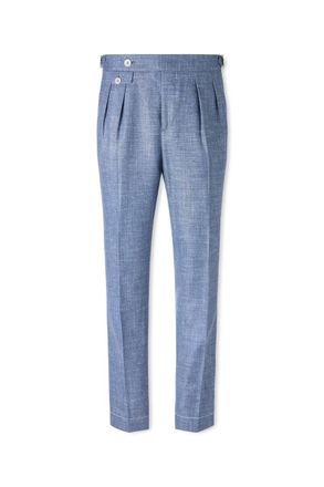 Brunello Cucinelli Straight-Leg Virgin Wool-Blend Suit Trousers