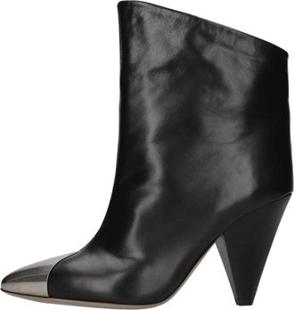 Isabel Marant Pointy Metal ST - Dames - Cowboylaarzen - Zwart - 36 EU - Leer - Schoenen